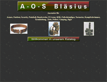 Tablet Screenshot of aos-blaesius.de